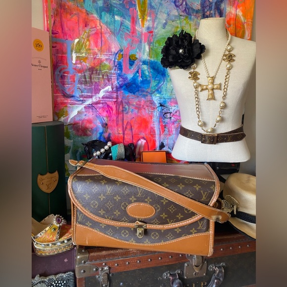 Rare Vintage LOUIS VUITTON Train Case Keepall Carry On Luxury Designer Luggage - Picture 6 of 13